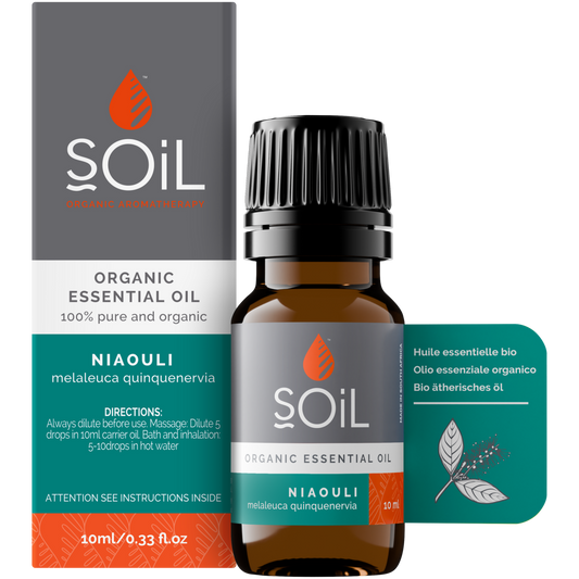 Organic Niaouli Essential Oil (Melaleuca QuinQuenervia) 10ml