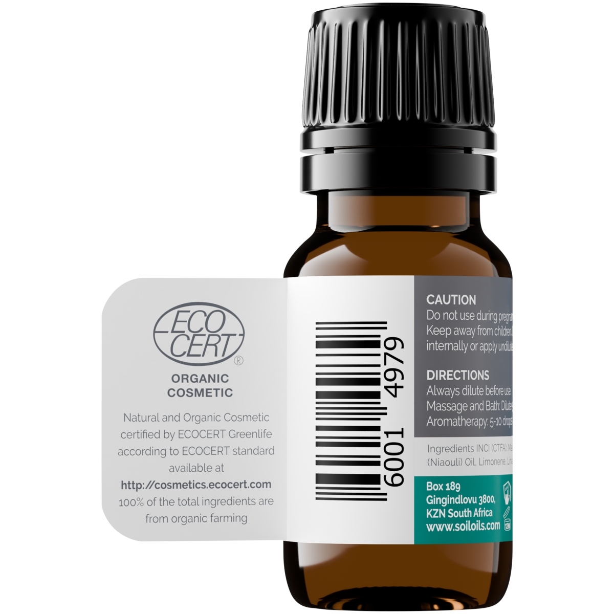 Organic Niaouli Essential Oil (Melaleuca QuinQuenervia) 10ml